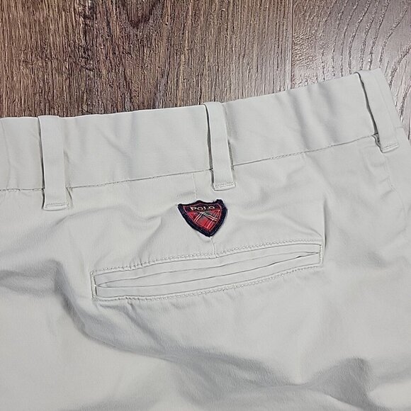 Polo Golf Ralph Lauren  Shorts Mens 40 Beige Chino Will Stretch Preppy - Picture 8 of 8
